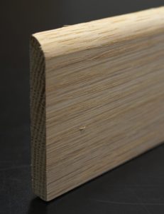 Plinthe chene 9x68 mm arrondie