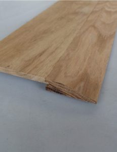 Barre de seuil suisse en chêne massif – Pour parquets de 18 mm