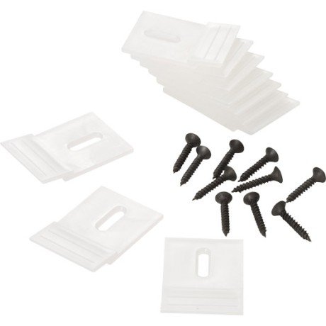 sachet de clips pour plinthe électrique