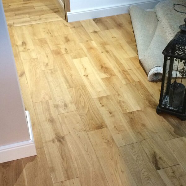 rénovation d'une ferme avec parquet chene naturel 18 x 150