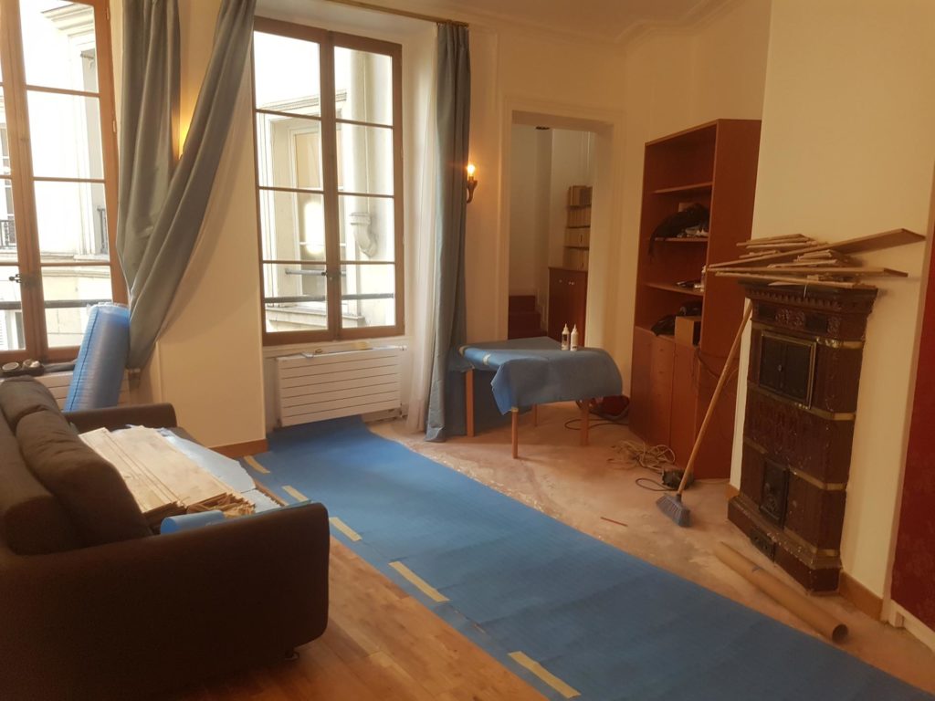 parquet flottant chene 3 frises sable