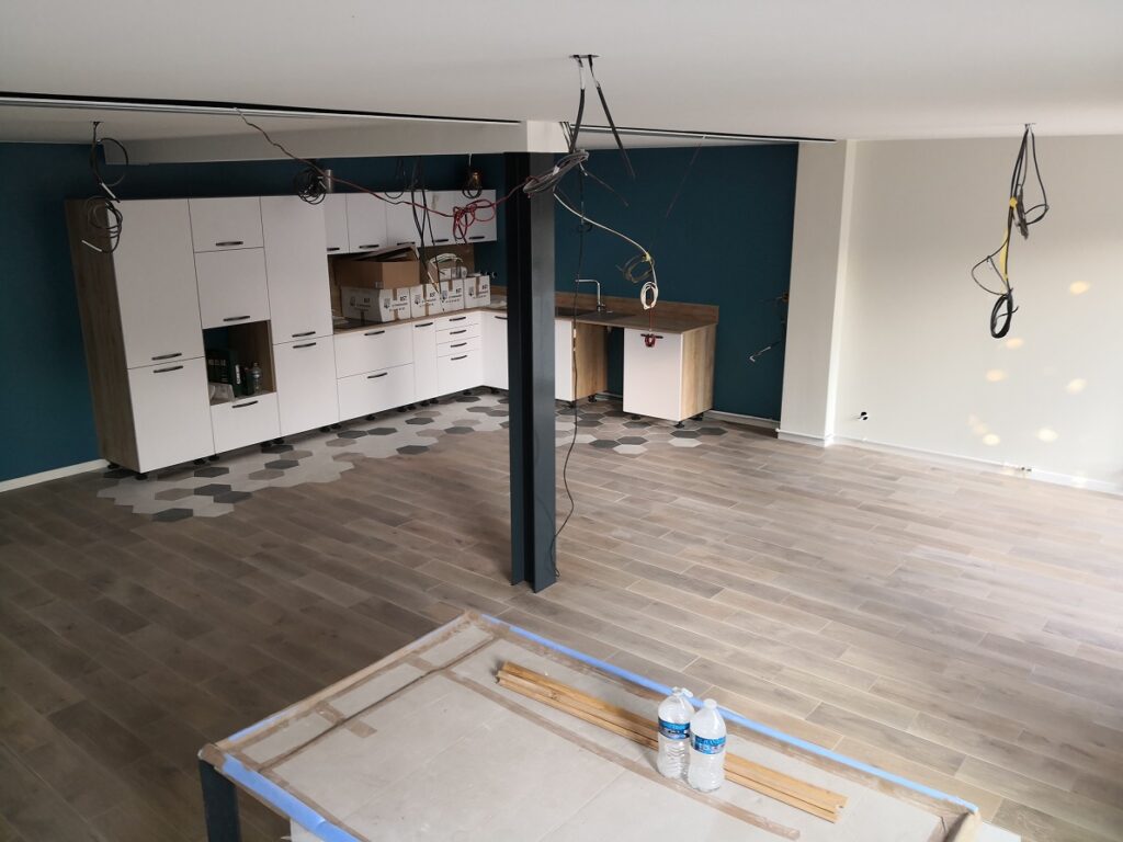 Réalisation parquet pierre de Lune