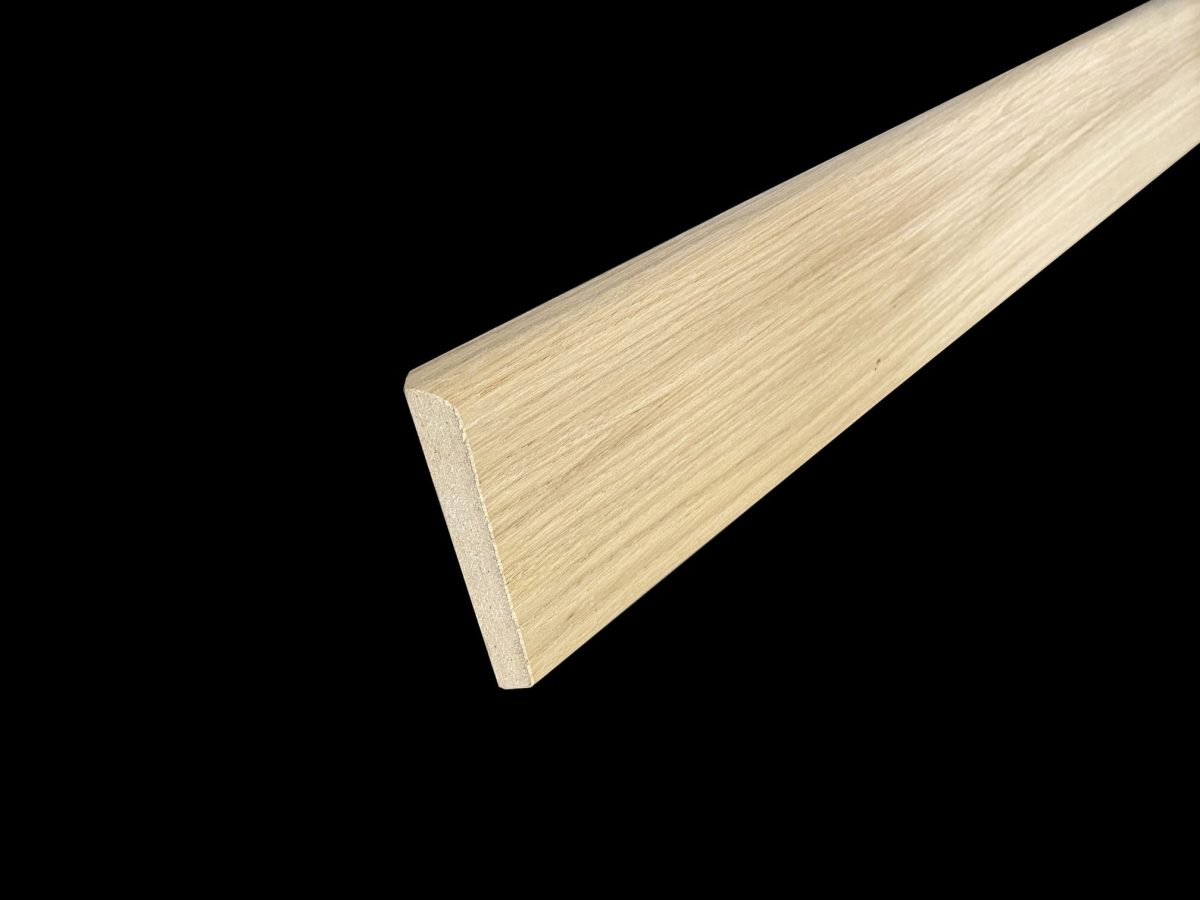 plinthe placage chene 14 x x 80 mm bord arrondi