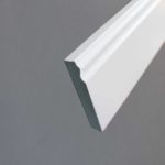 Plinthe moulurée blanc – 19 x 120 mm