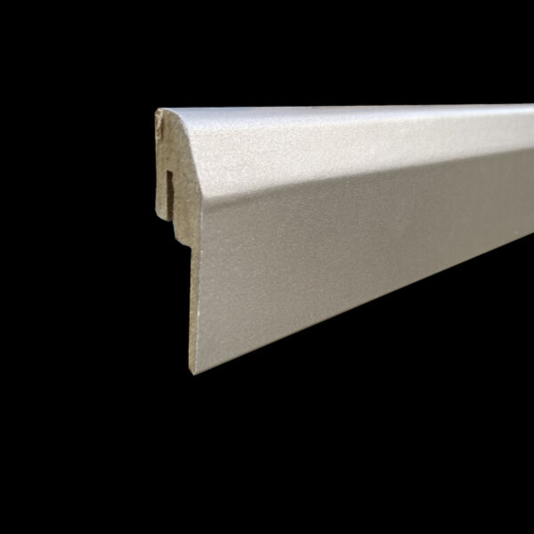 plinthe électrique Clipsable décor alu