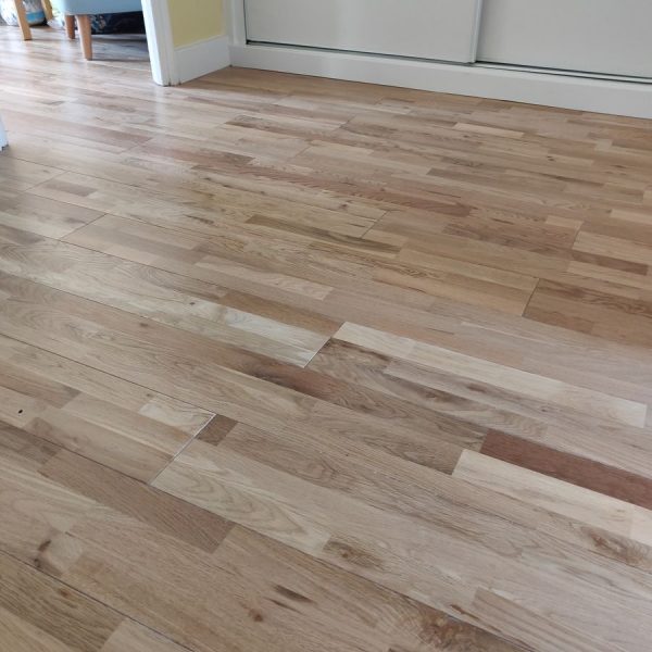 realisation parquet chene massif 3 frises sable