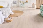 parquet chene massif blanchi - 15 x 125 mm