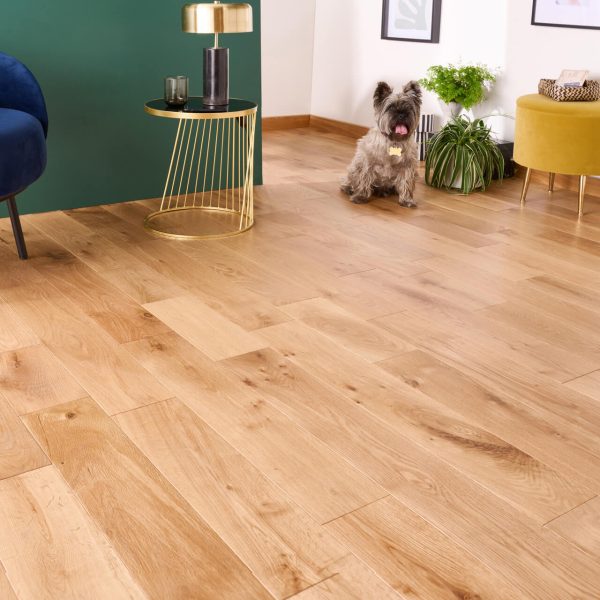 Parquet chêne massif Naturel Easiklip