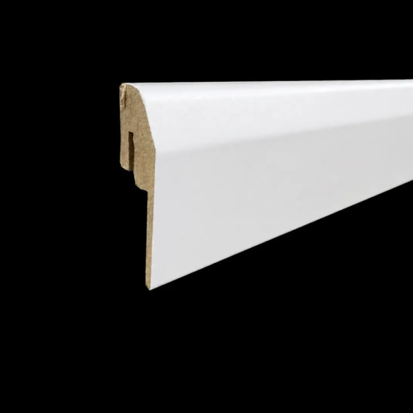 plinthe électrique clipsable noire