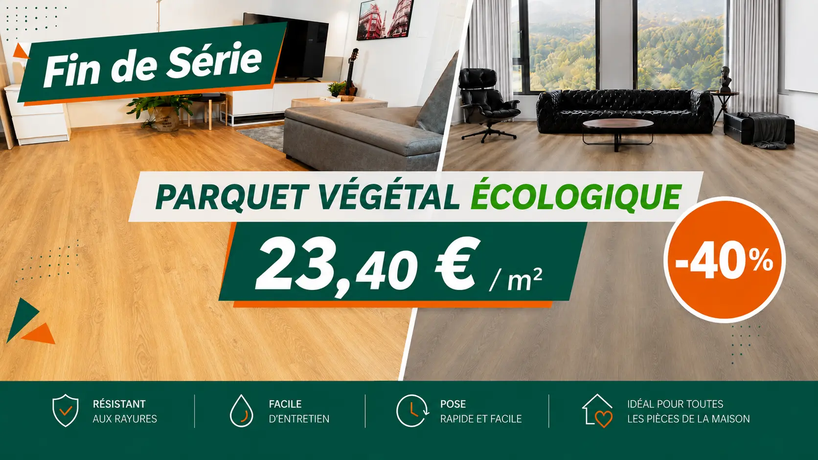 SLIDER PARQUET VEGETAL EASIKLIP